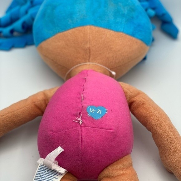 Build A Bear BAB Lalaloopsy Plush Doll Mittens Fluff 'N' Stuff Blue Hair 20 inch - Picture 3 of 4